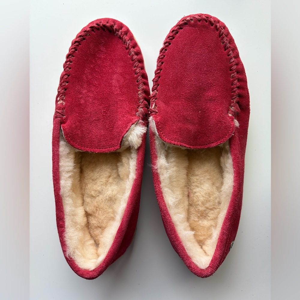 Minnetonka leather slippers